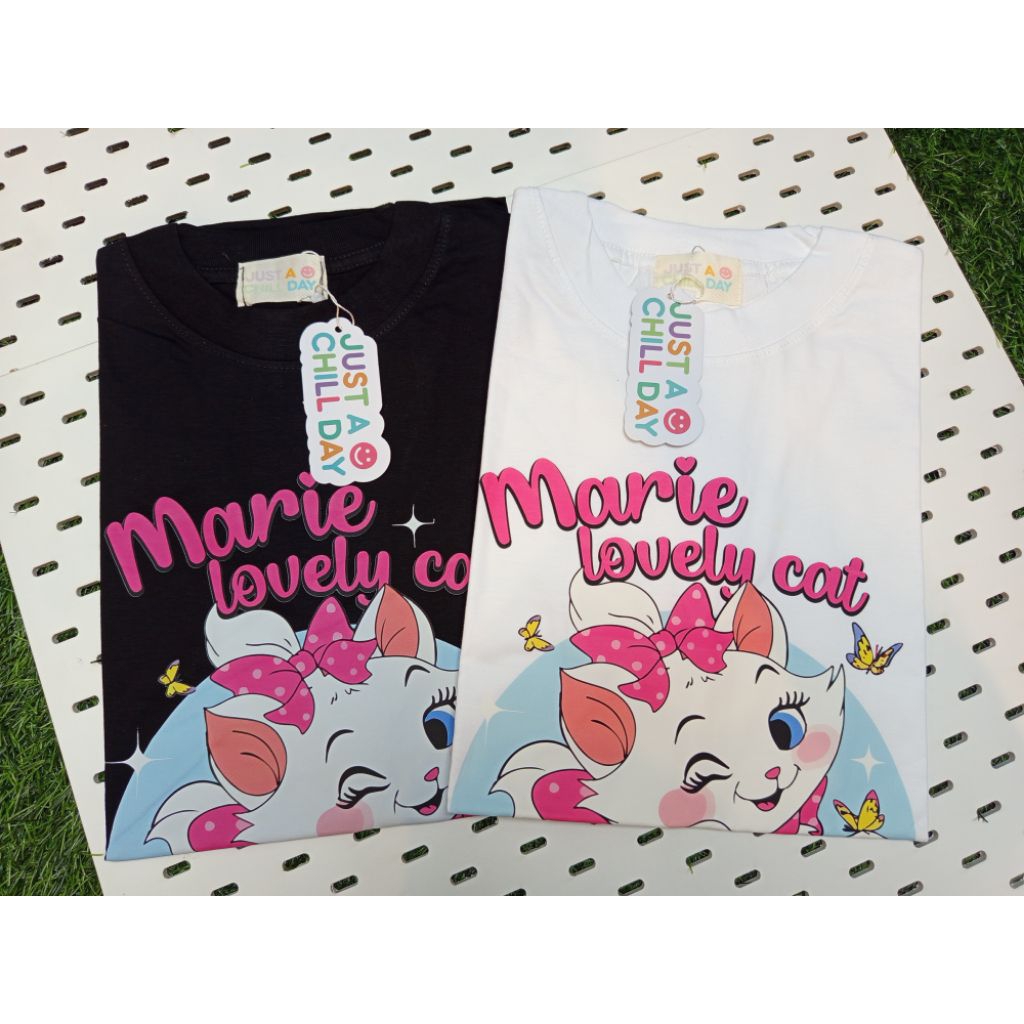 Baju Kaos Karakter Marie Lovely Cat JACD Original