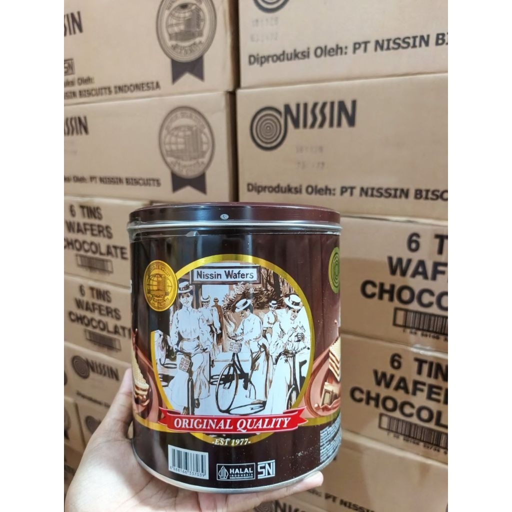 Nissin Wafer Kaleng