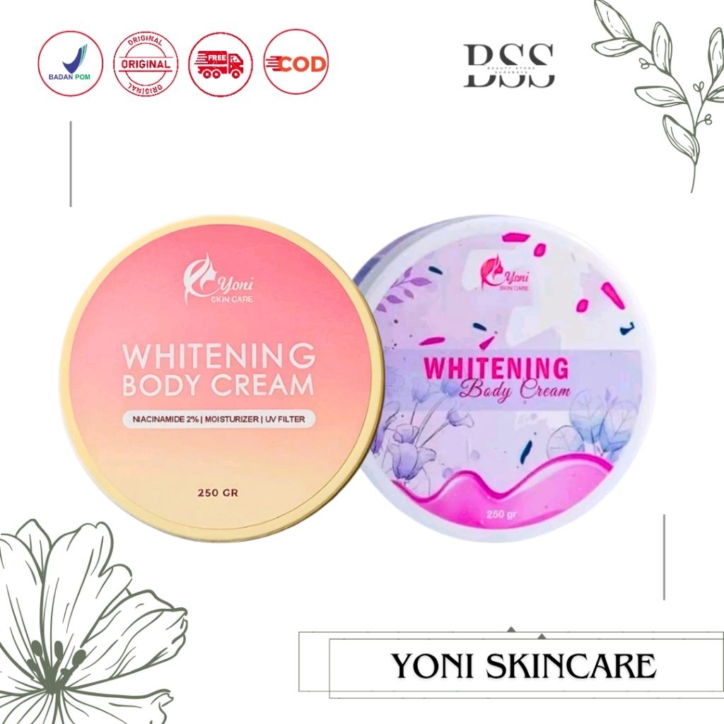YONI SKINCARE WHITENING BODY CREAM BODY BLEACHING 250g BODY SERUM YONI SKINCARE