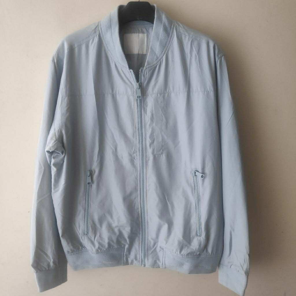 JACKET BOMBER CASUAL BY TBJ POLYESTER SAGE MINT