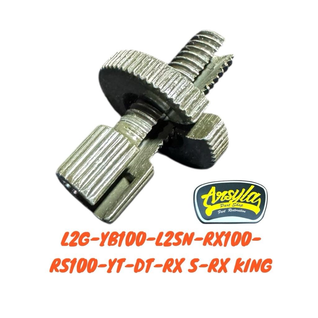 baut mur stelan kopling yamaha L2g L2sn yb100 rx100 rs100 dt100 Dt 125 yasi rx s yt115 rx k rx king 