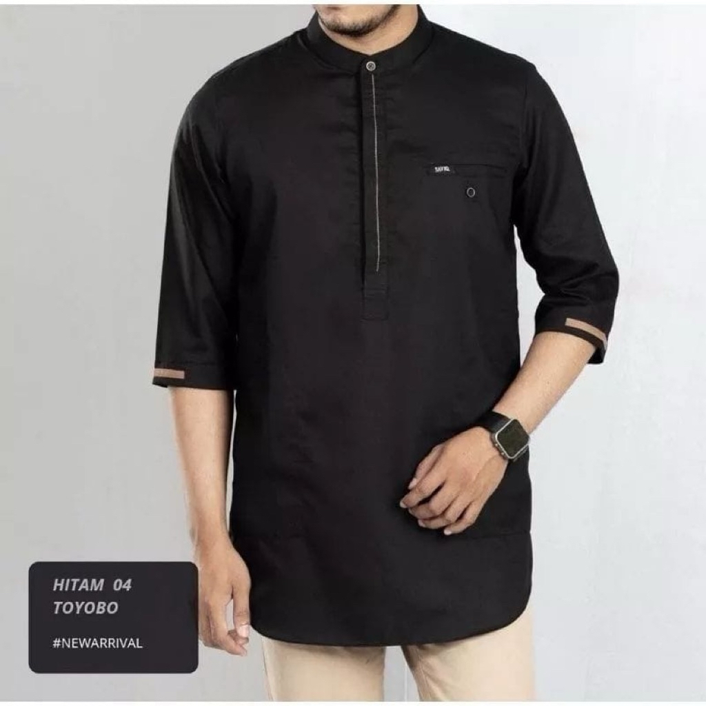 Koko Kurta Lengan 3/4 Bahan Toyobo Fodu Premium