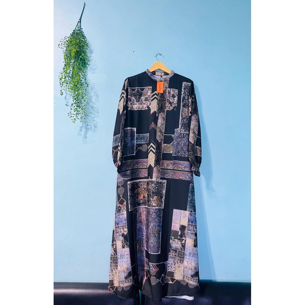 Migal hania arabian crepe motif by Azalia hijab Grosir New bukan PL