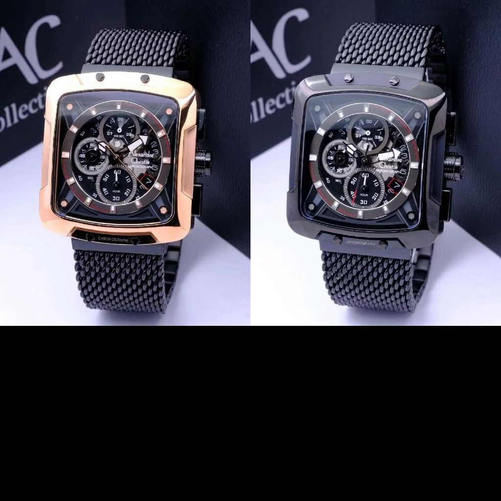 Jam Tangan Pria Alexandre Christie 3030 AC3030 Rantai [ORIGINAL