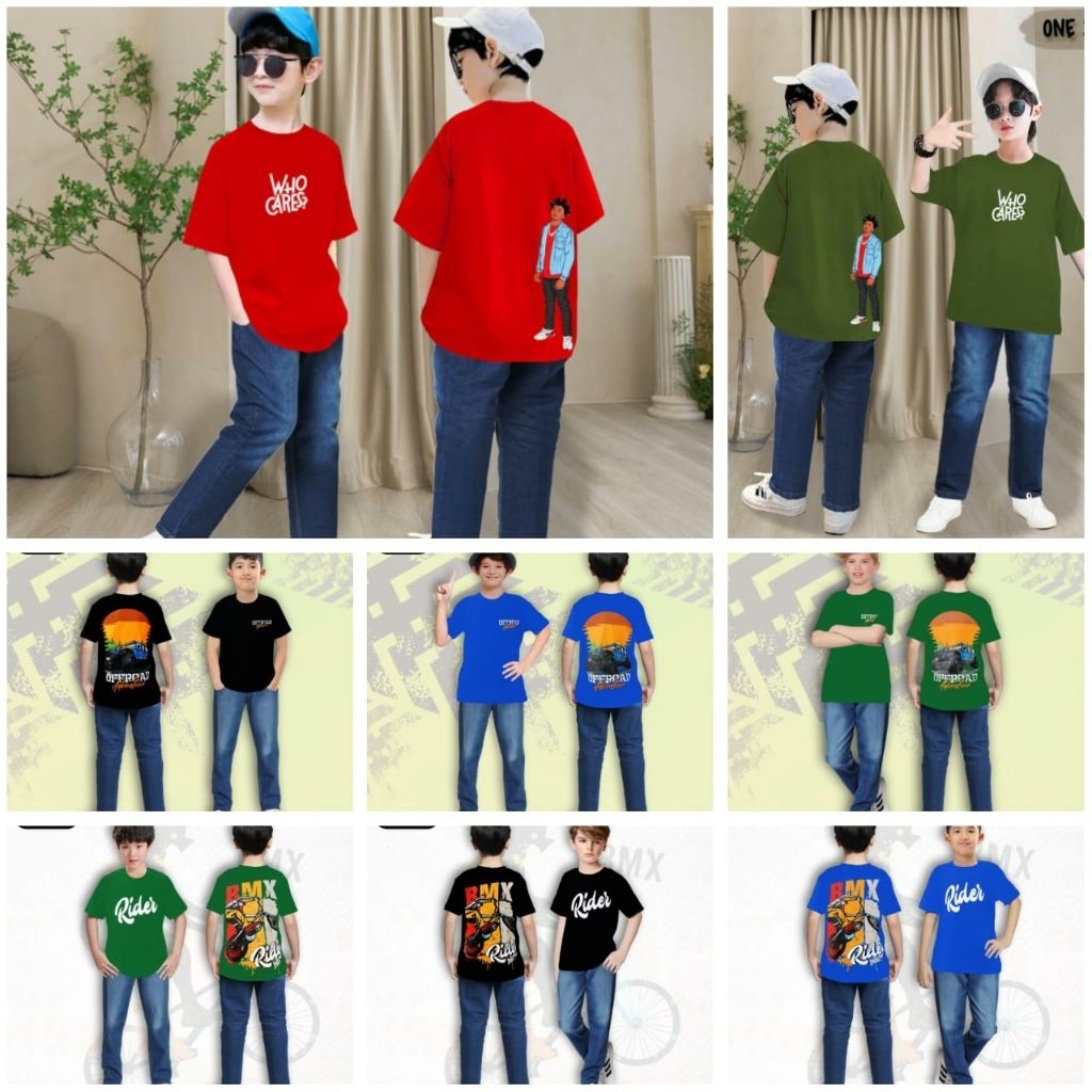 9-15 tahun // Grosir 6pcs Setelan Jeans London Kids