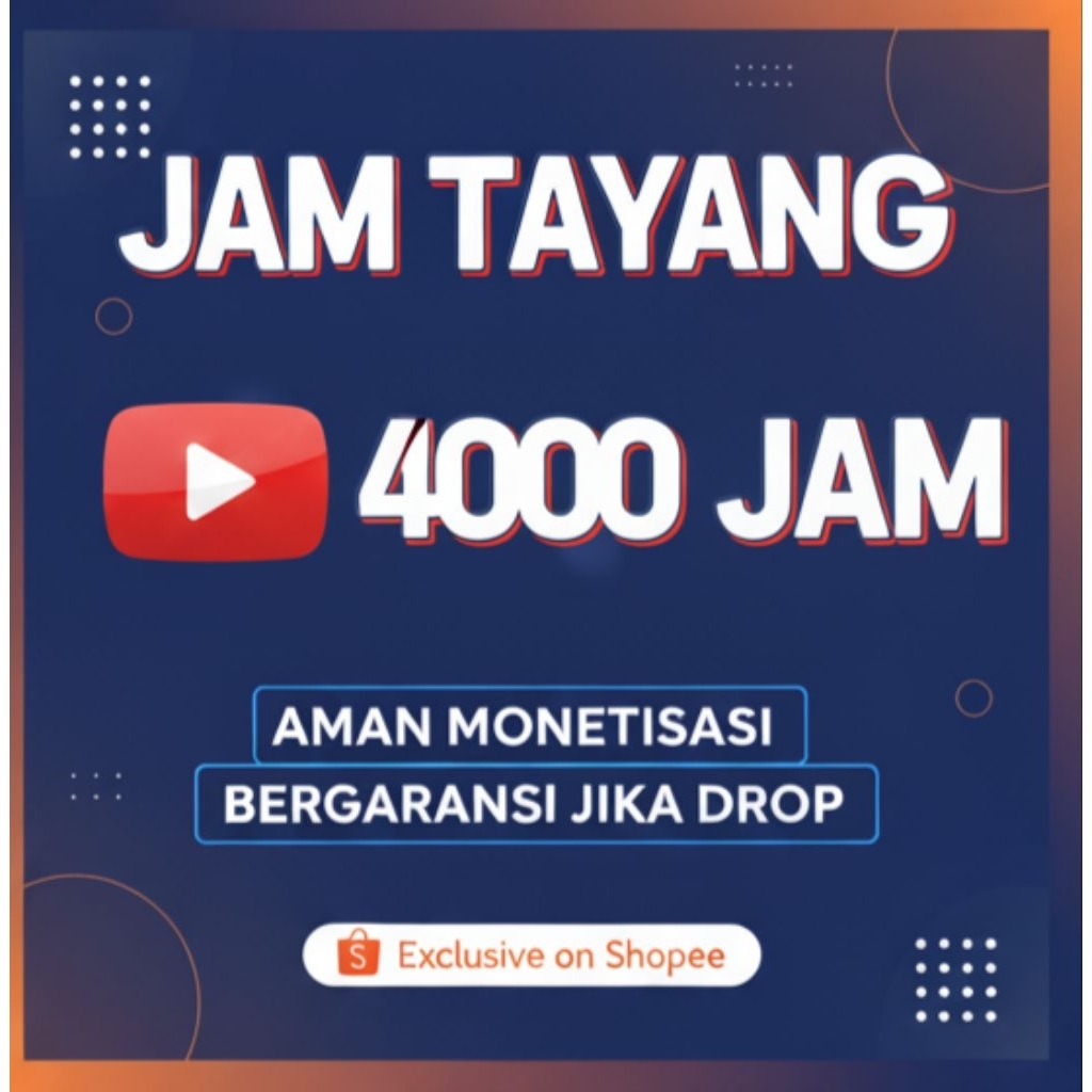 Jam Tayang Youtube 4000 Jam