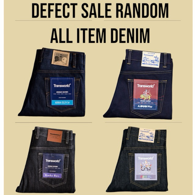 Transworld Denim DEFECT Sale