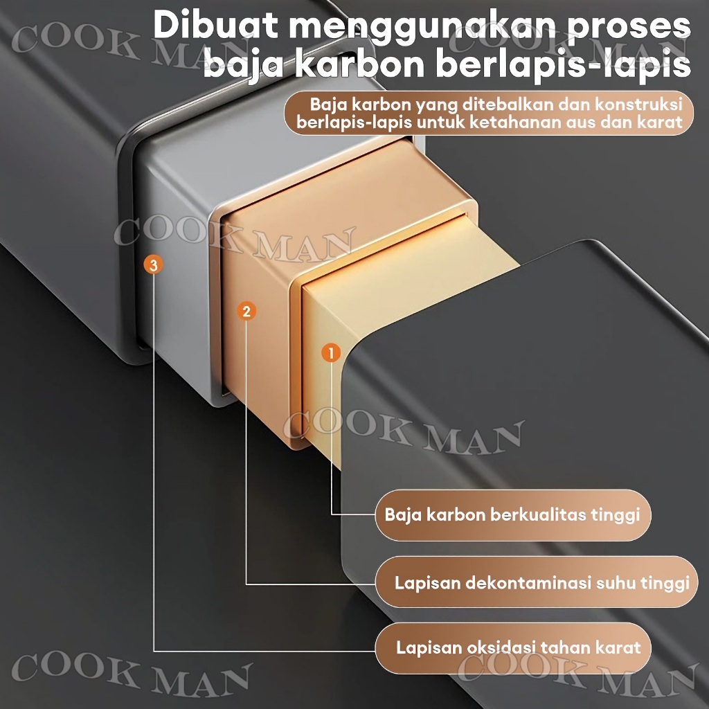 NEW DEALS XUXU Rak Bumbu Dapur Rak Botol Bumbu Dapur Rak Rempah Baja Karbon Rak Penyimpanan Bumbu