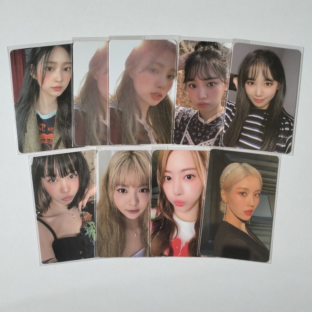 Ready stock photocard pc official le sserafim izone chaewon sakura eunchae minju hyewon eunbi antifr