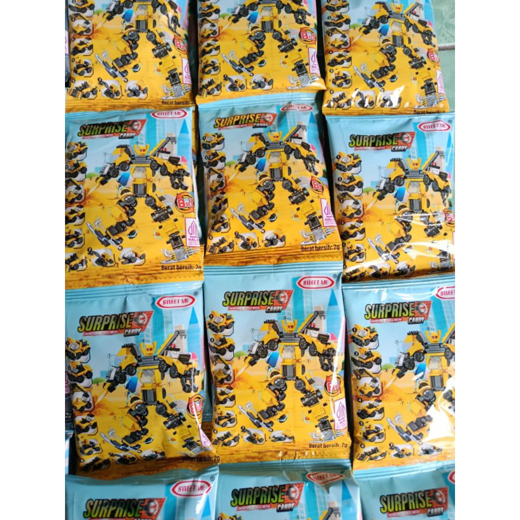 Surprise Candy Robot/ Lego 8 IN 1+Model ENGINEERING VEHICLE MECHA+RACING MECHA+MECHA SWAT & BLACK WU