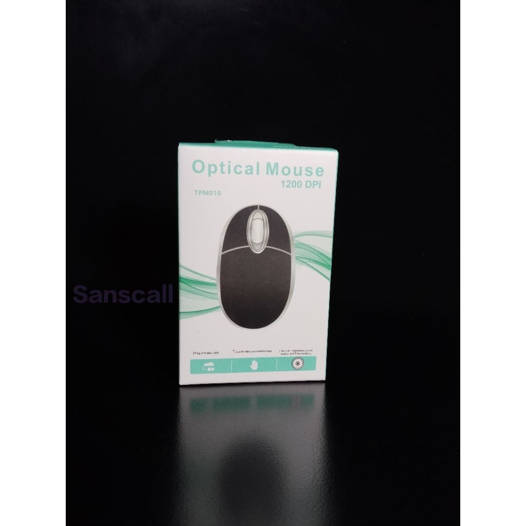 OPTICAL MOUSE MINI KABEL USB KOMPUTER LAPTOP