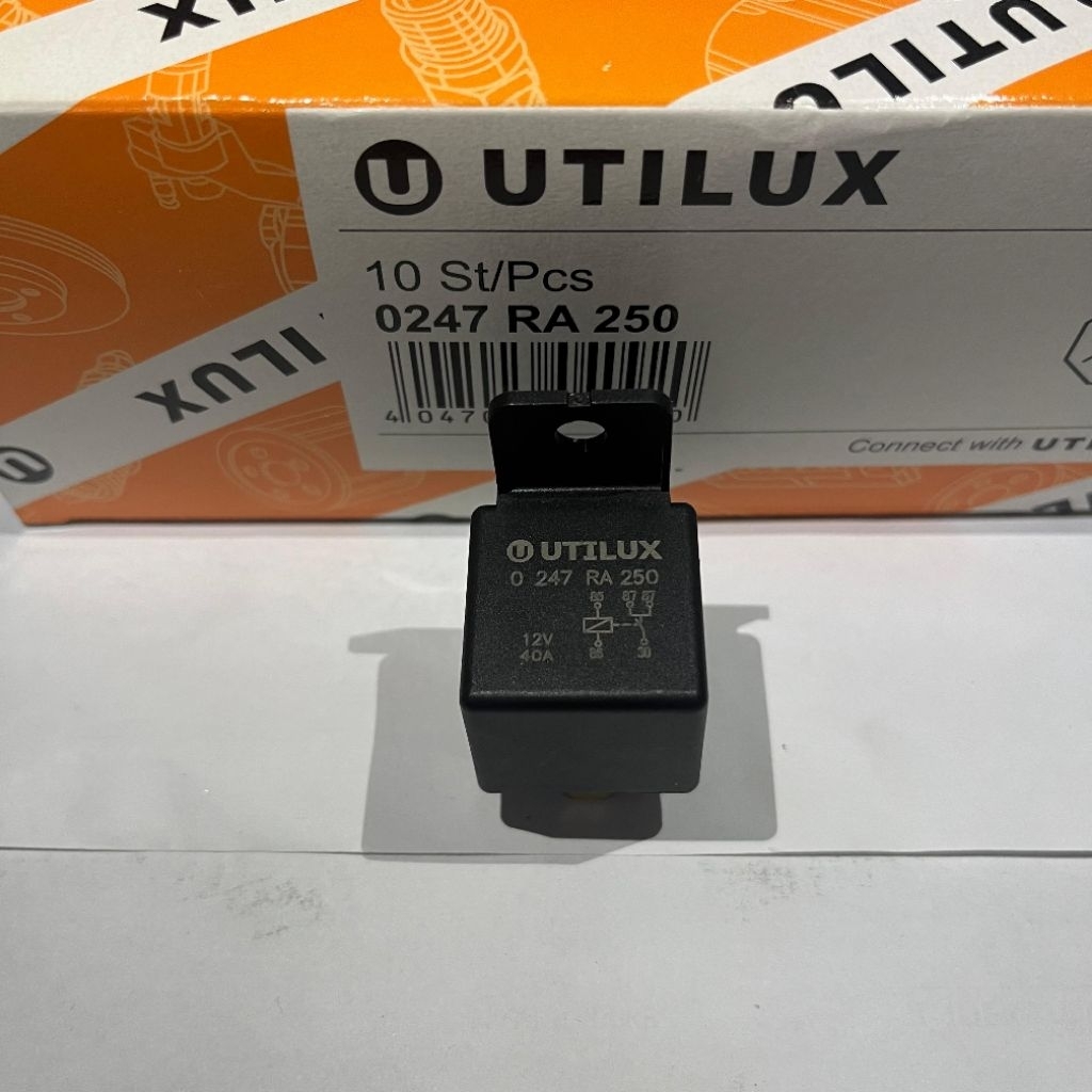 Relay Relai Utilux Kaki 5 12V 40A 87-87 Bukan Relay Pemutus