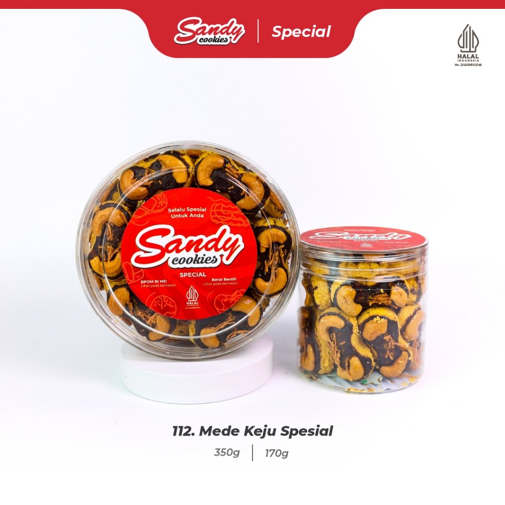 112. Mede Keju Spesial - Kue Kering Sandy Cookies Special