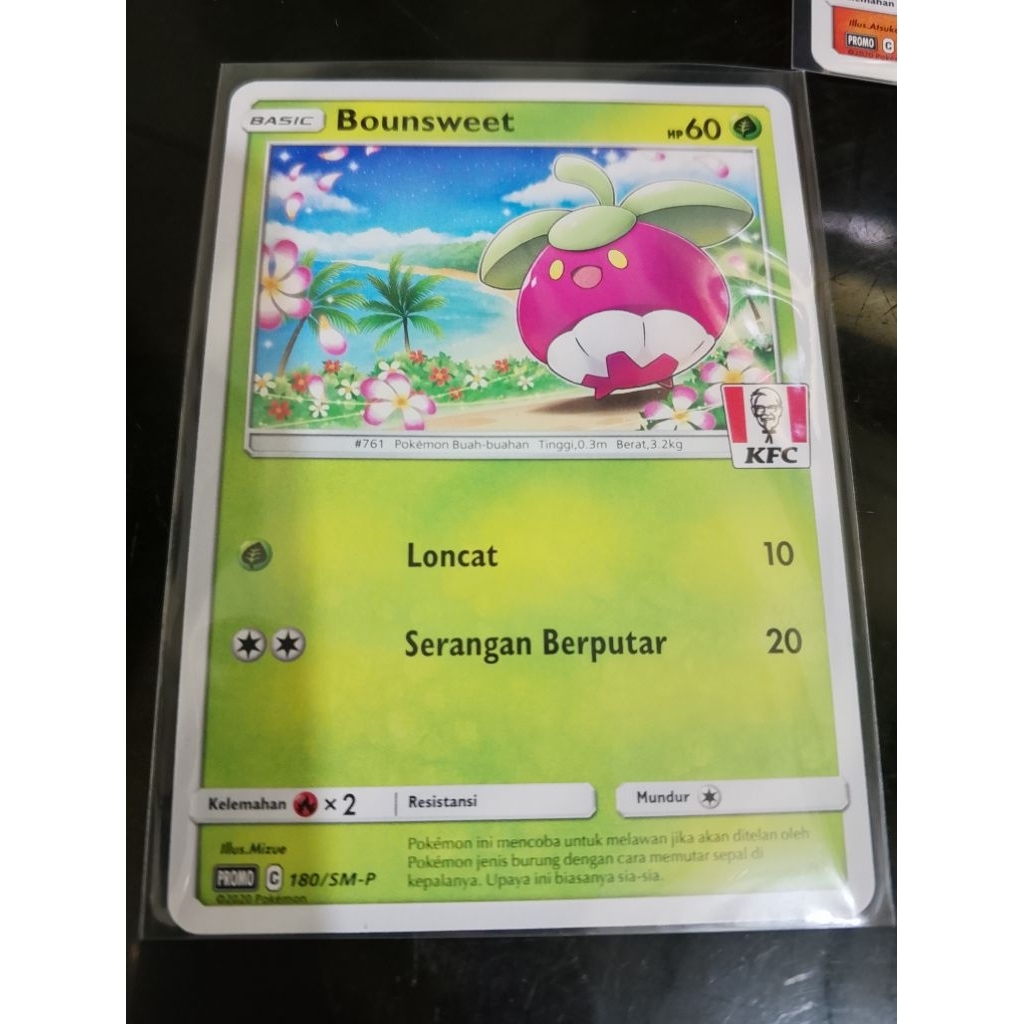 Pokemon TCG Bounsweet KFC promo