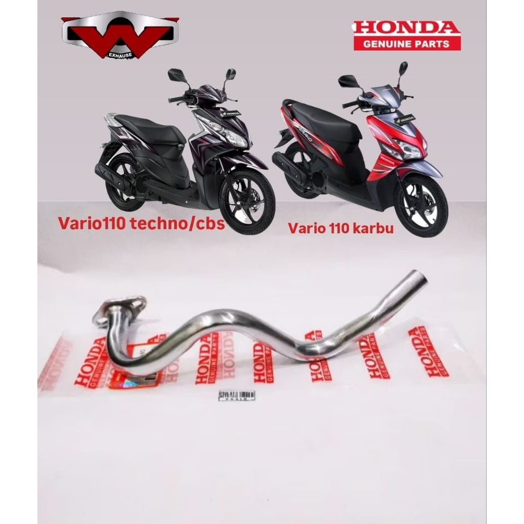 leheran ori knalpot vario 110 karbu dan vario 110 techno/cbs