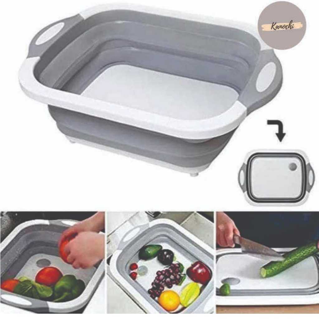 Baskom Talenan Lipat 2 in 1 Multifungsi