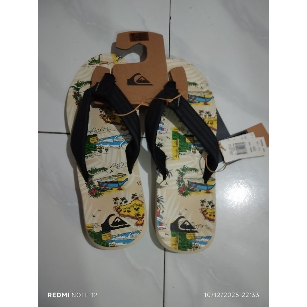 sandal quiksilver Carver print island dreams original