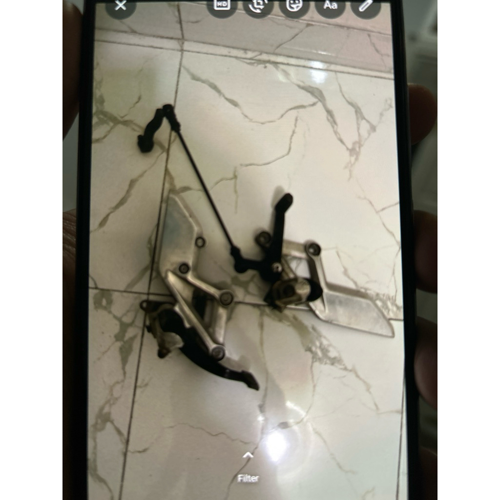 step depan cbr k45a original copotan