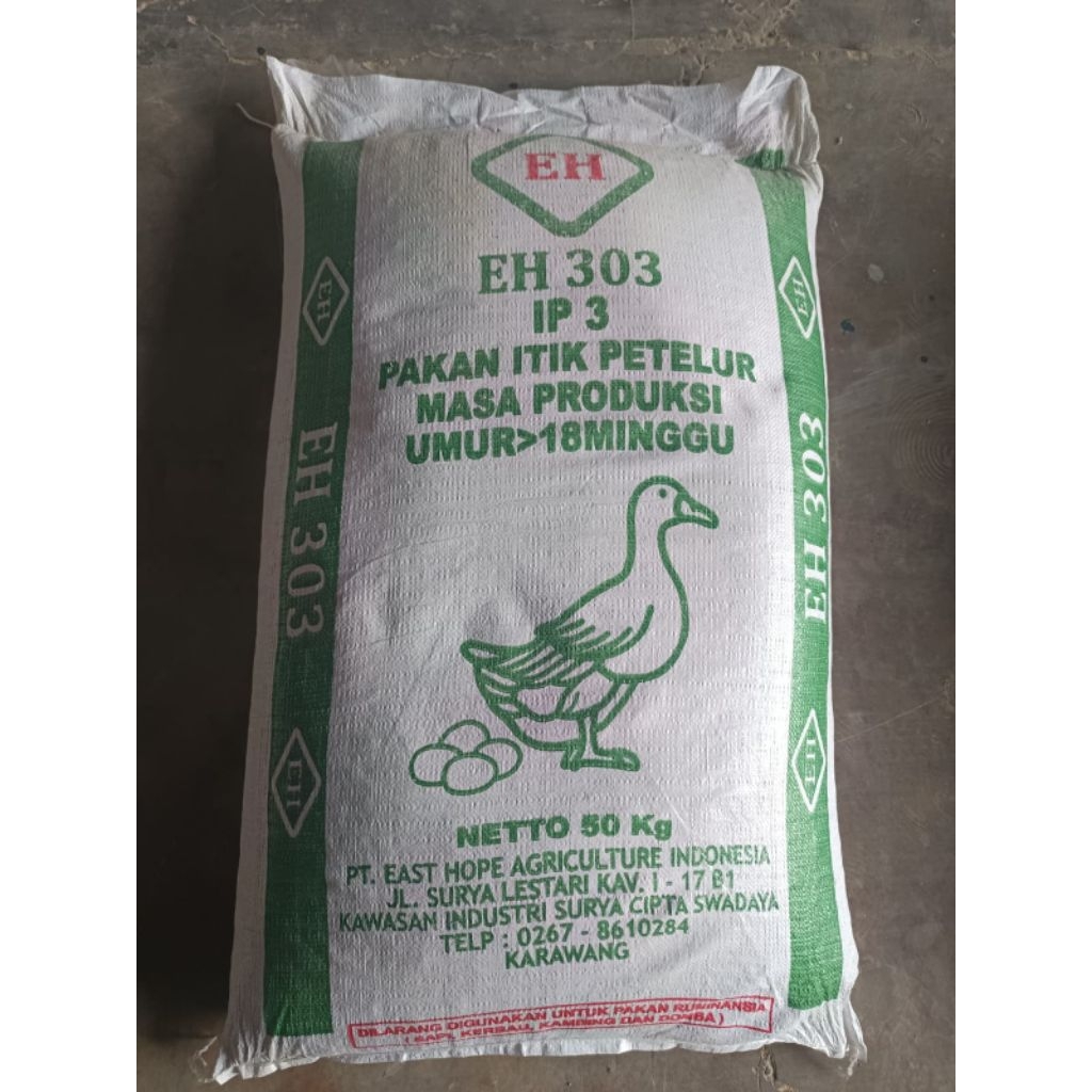EH 303 Pakan Super Bebek/Itik Terbaik HARGA 1 KG