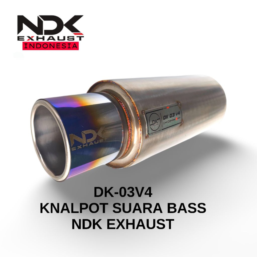 Knalpot Mobil NDK SEMUA MOBIL Universal DK03V4 Bass Harian NDK EXHAUST