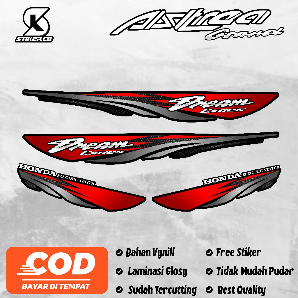 STIKER STRIPING VARIASI ASTREA GRAND BULUS SABIT LEGENDA IMPRESSA 05
