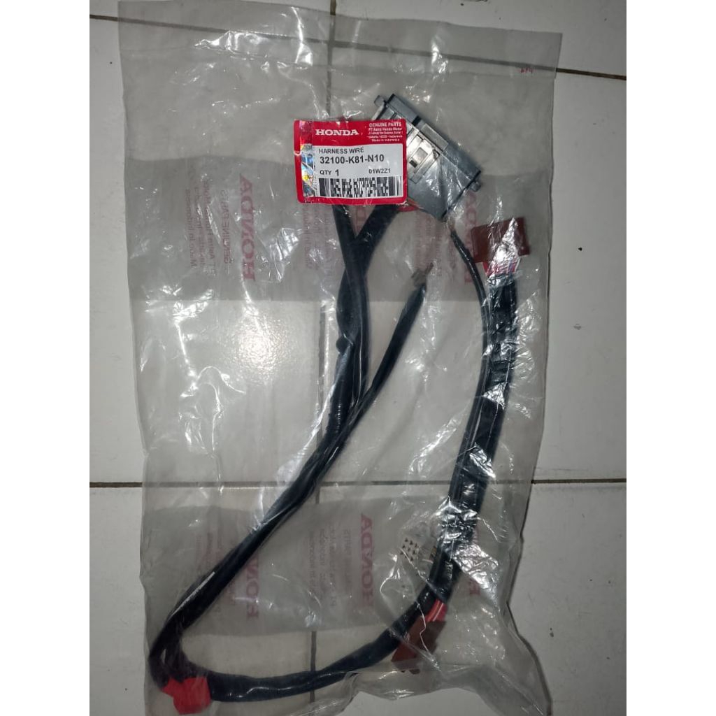 KABEL BATERAI SUB HARNESS+BOX SEKRING BEATFI ESP HONDA (K81)