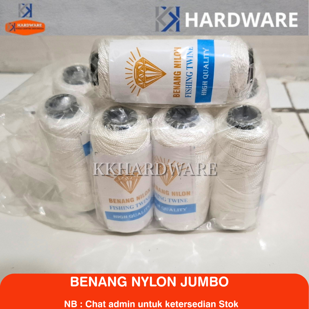 Benang Nylon Tukang 100m / Benang Tukang Jumbo Benang Bangunan Besar