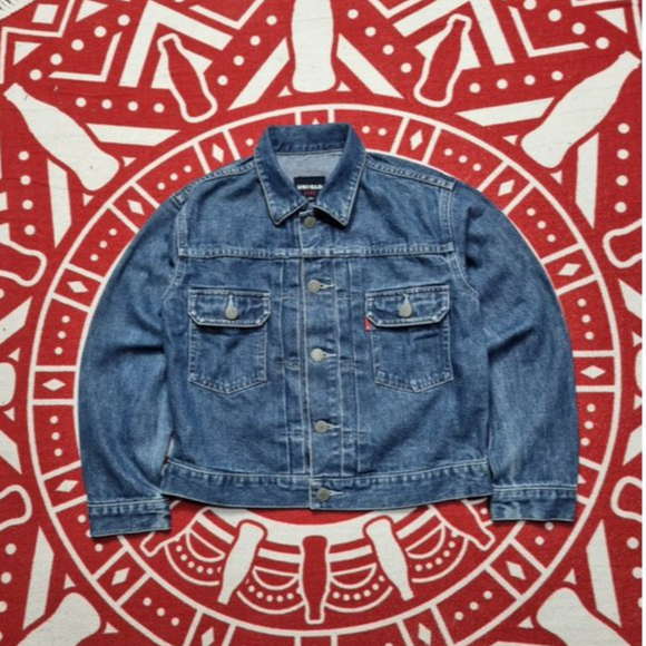 Jacket denim anak uniqlo trucker type 2