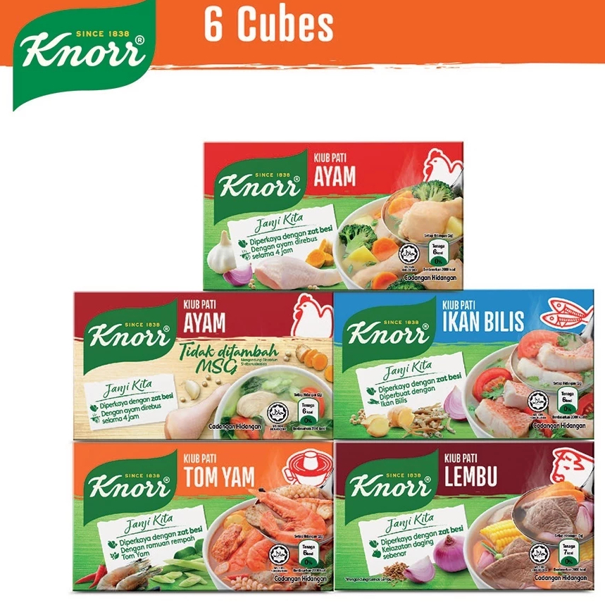 KNORR Tomyam Knorr Chicken Kaldu Ayam Knorr Ikan Bilis
