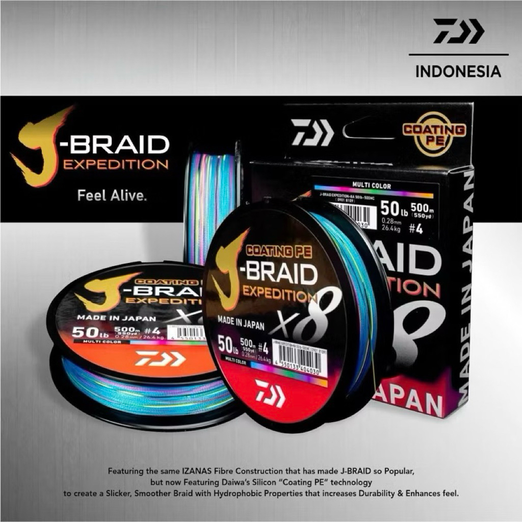 Benang PE Daiwa J-Braid Expedition