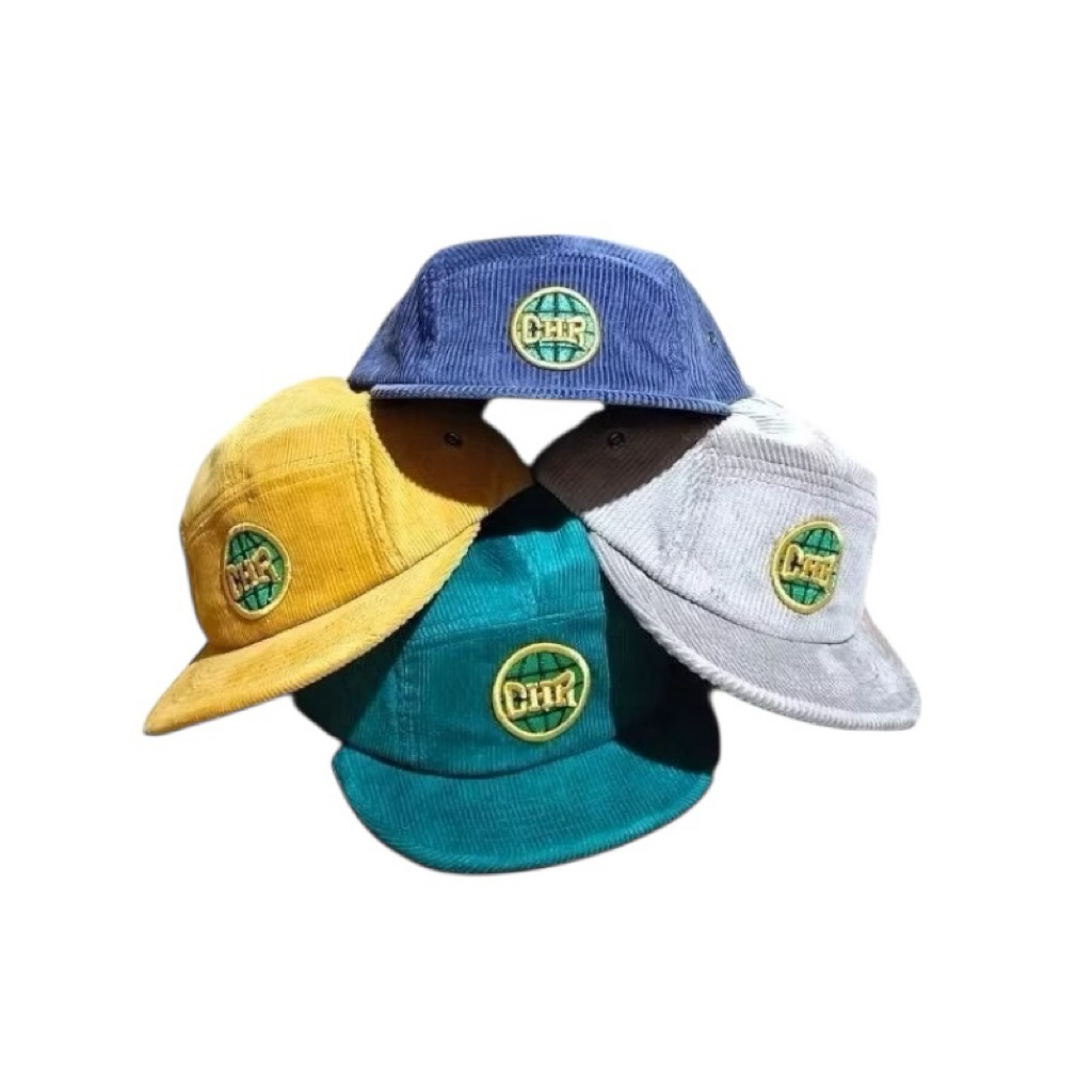 Topi 5 Panel Corduroy Pria Wanita Original Distro