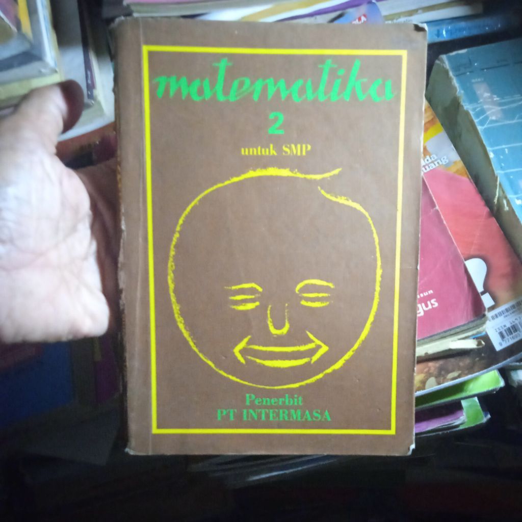 buku matematika 2 untuk SMP, buku original jadul