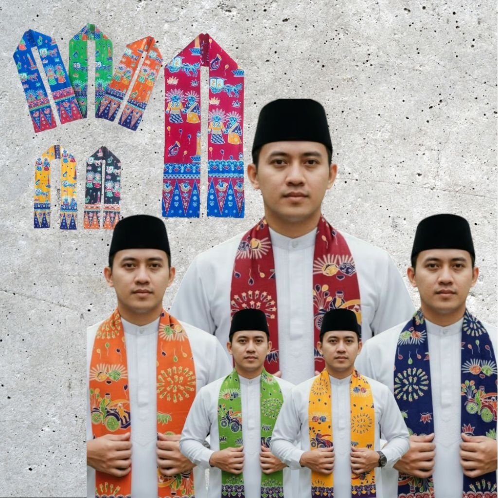 SYAL SELENDANG CUKIN ONDEL ONDEL TUMPAL BESAR PANJANG 120 CM