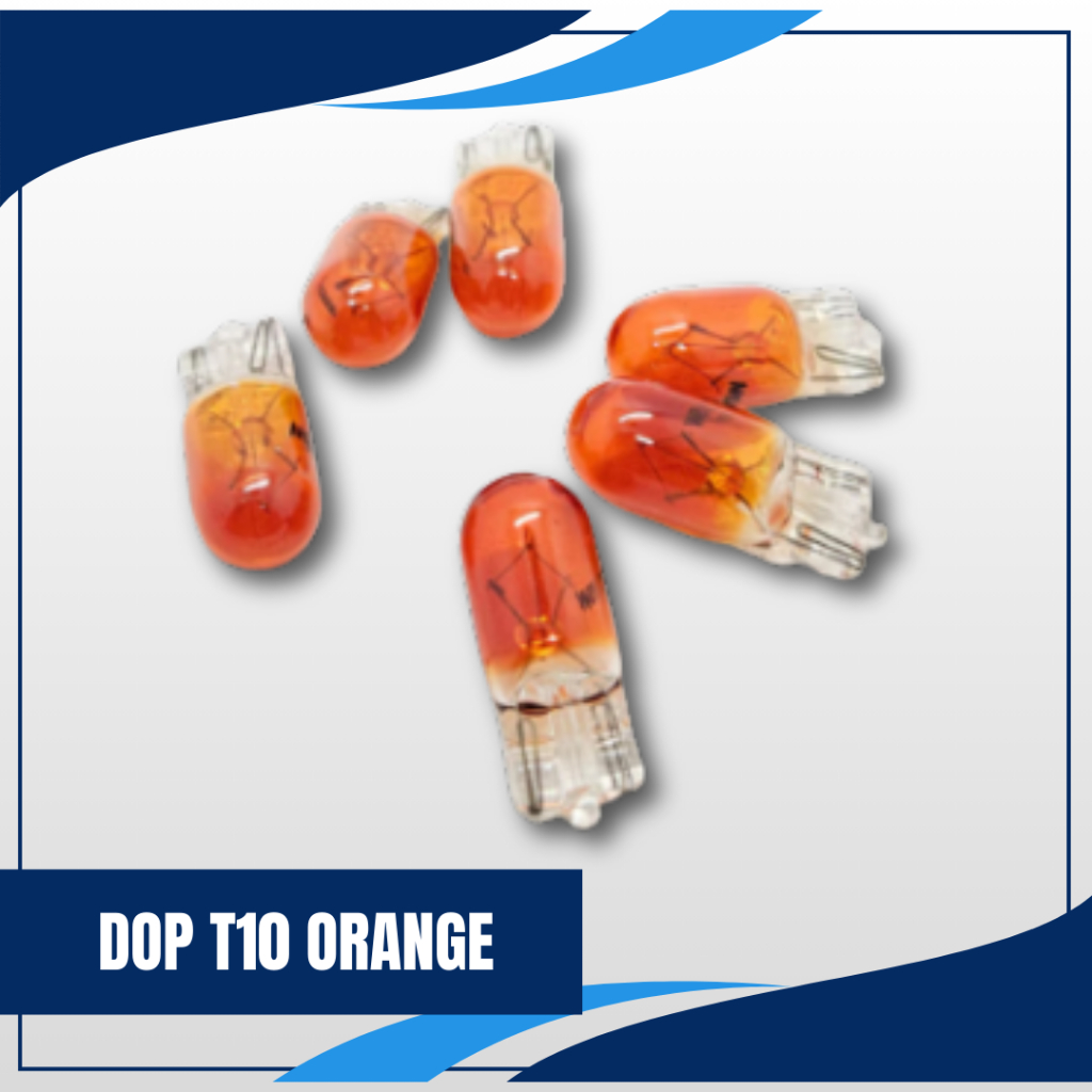 BOHLAM DOP T10 ORANGE LAMPU SENJA SEIN UNIVERSAL 12V
