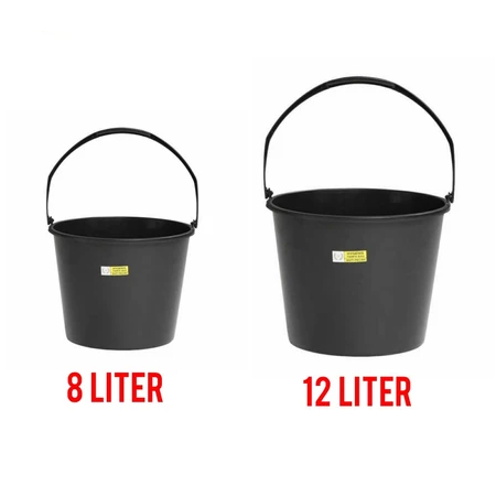 Ember Plastik Hitam Kiramas Ekonomi 8 LITER / 12 LITER