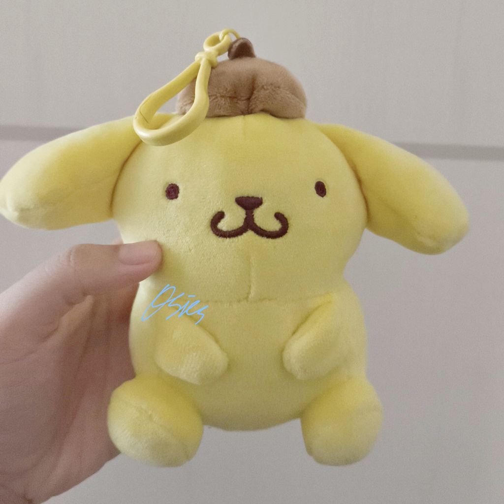 Sanrio Pompompurin Keychain daiso