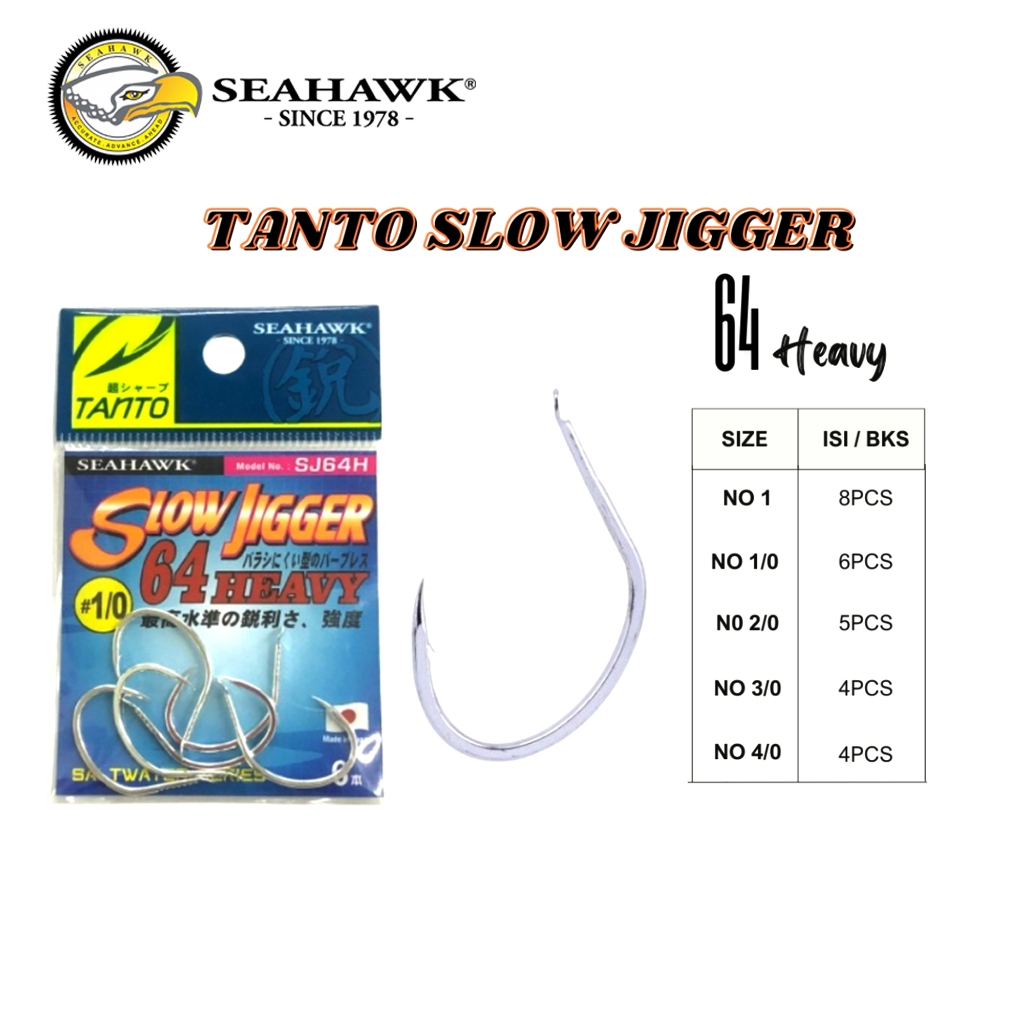 SEAHAWK TANTO SLOW JIGGER 64 HEAVY HOOK
