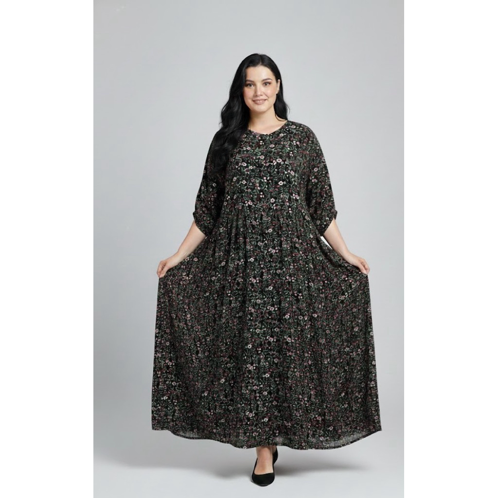 Daster viral jumbo muat BB 70-140Kg Daster jumbo LD 130/140/150 baju hamil hospital dress gamis jumb