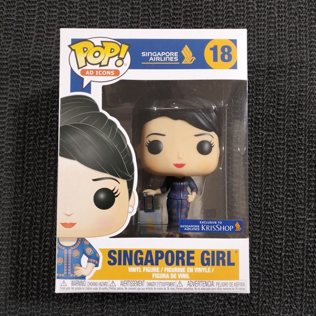 Funko Pop Singapore Airlines: Singapore Girl #18 (Exclusive To Singapore Airlines KrisShop)