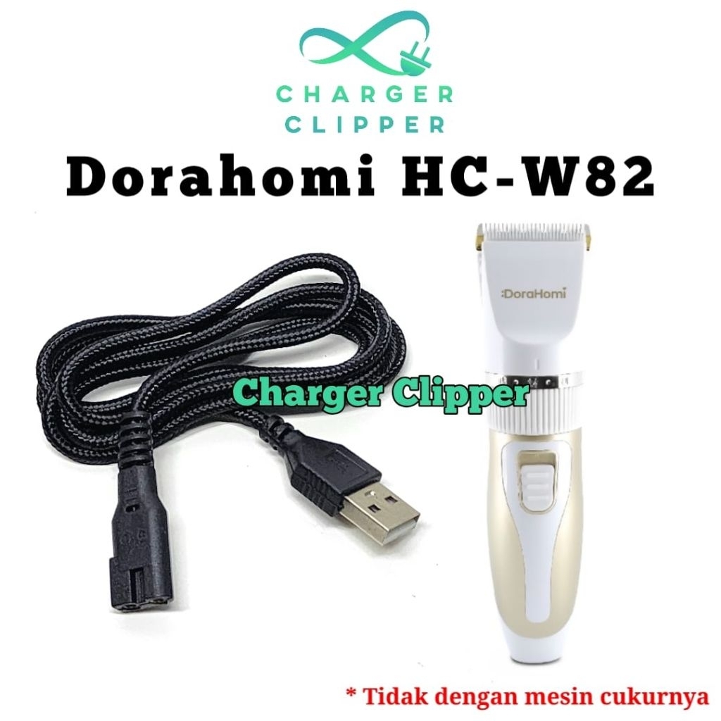 Kabel Charger Dorahomi HC-W82 Pengisi Daya Mesin Cukur Hewan Charger Clipper #A