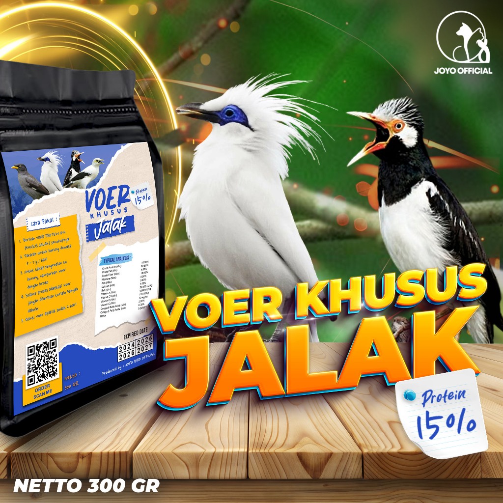 MAKANAN BURUNG JALAK | VOER BURUNG JALAK | VOER HARIAN | VOER NUTRISI KOMPLIT | VOER JALAK PROTEIN 1