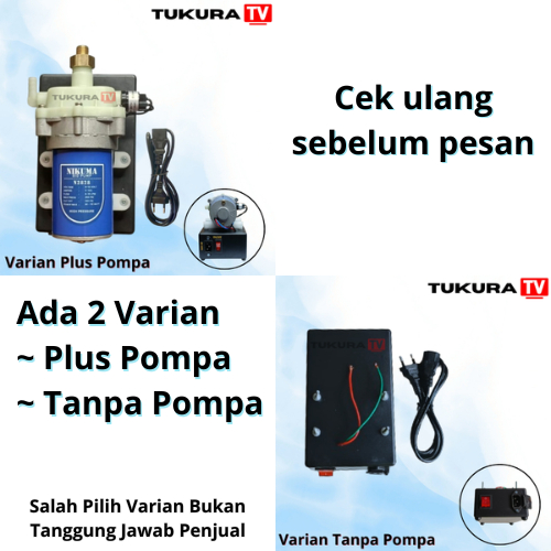 Pompa Box X6.V2 JUMBO Low Watt Hanya 100 Watt dengan Pompa DC NIKUMA Big Pump N2828