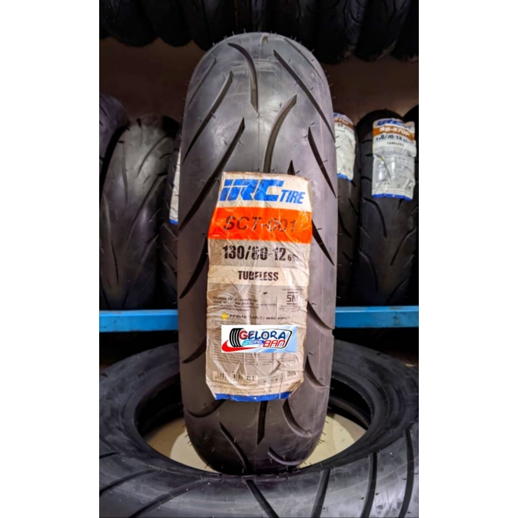 Ban Irc Sct001 130/80-12 Ban Matic Tubeless 130/80-12 ban 130/80-12 ban irc 130/80-12 ban honda styl