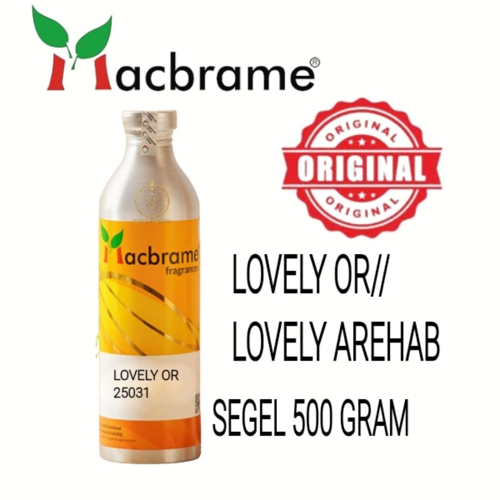 LOVELY OR PRODUCT MACBRAME KEMASAN SEGEL 500 GRAM