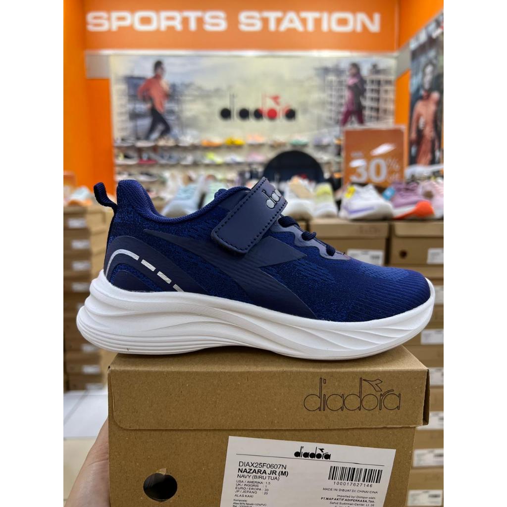Diadora Nazara Jr Navy Kids Shoes Original