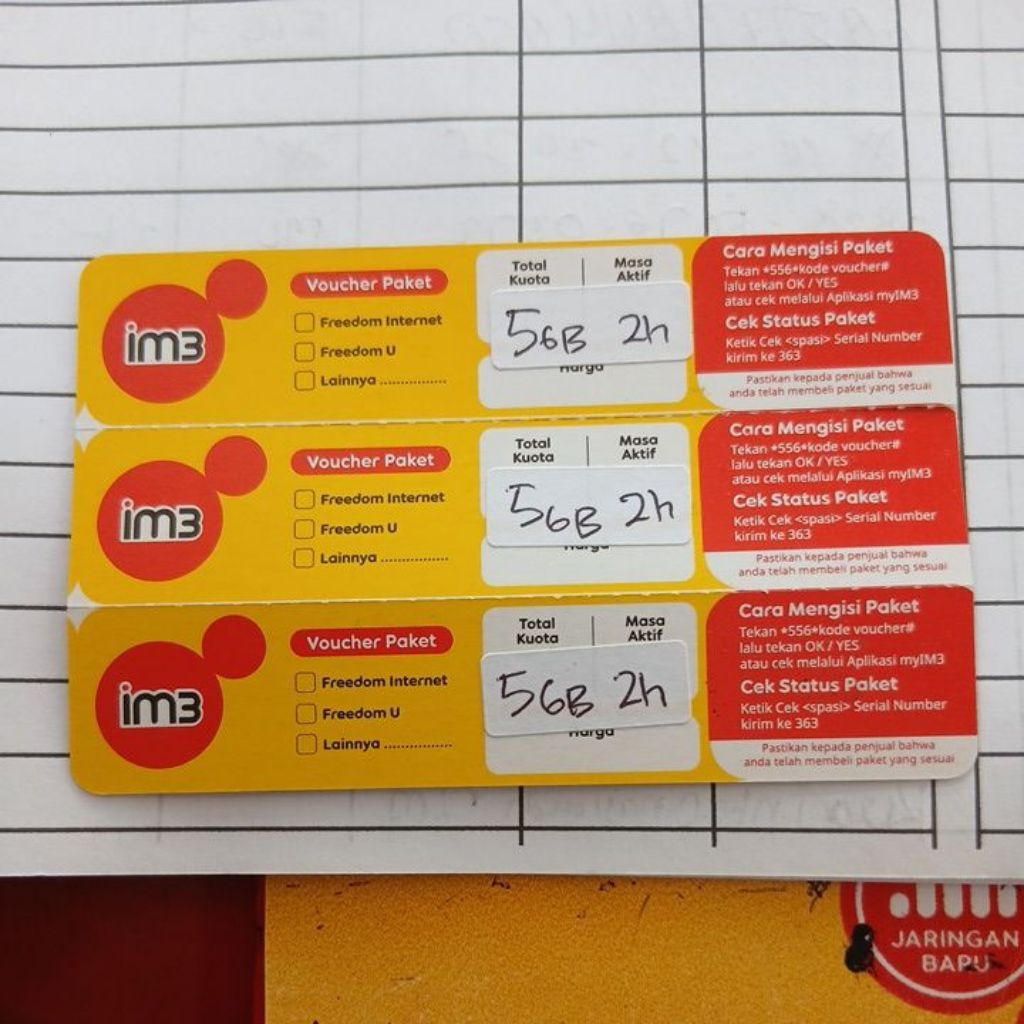 Vocer Indosat im3 5GB 2hari nasional