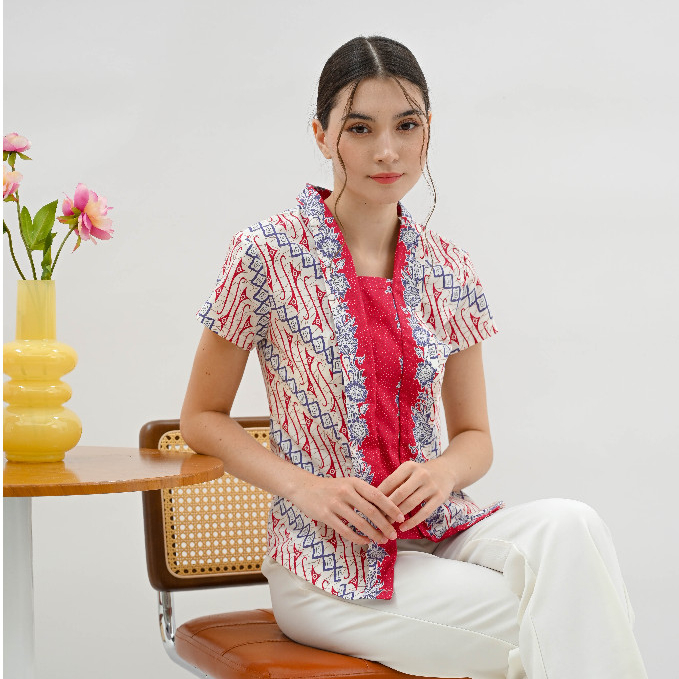 336 WIB/ Atasan Batik / Batik wanita Standart - super Jumbo (S-XXL)/ Blouse Batik/ Batik Kutu Baru/ 