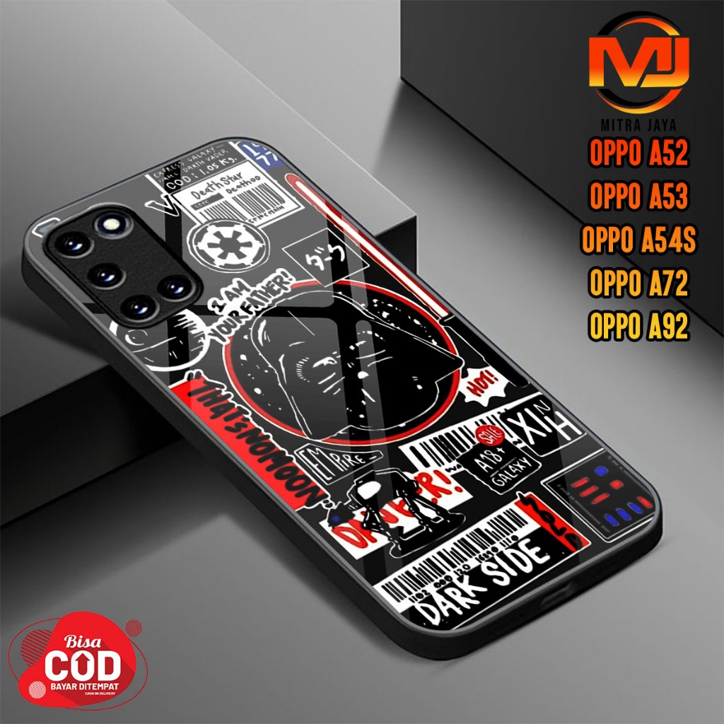 Case OPPO A52 / A53 / A54S / A72 / A92 - Mitra Jaya - Fashion Case Star Wars Casing Hp Case Murah So