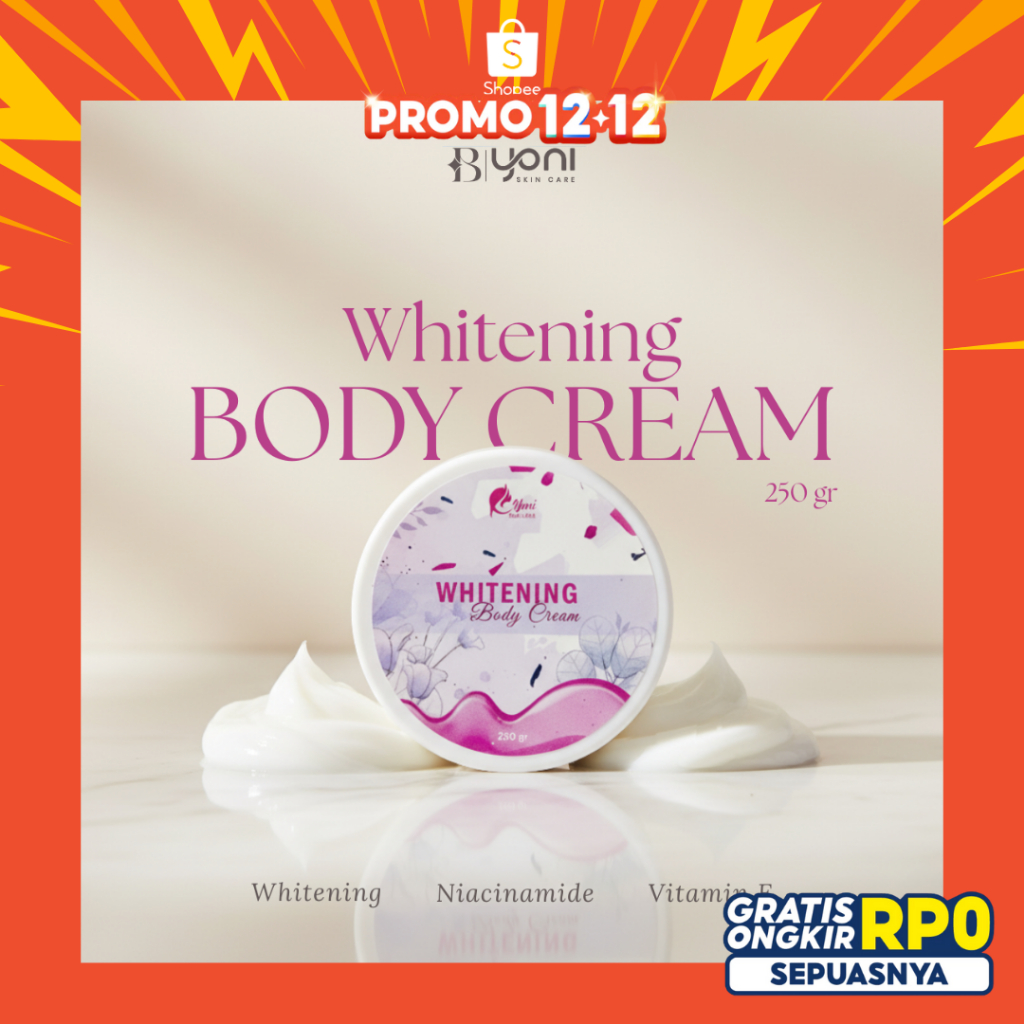 YONI SKINCARE BLEACHING BODY CREAM MIS YON ORI BPOM 100% 250gr | LANGSUNG KIRIM