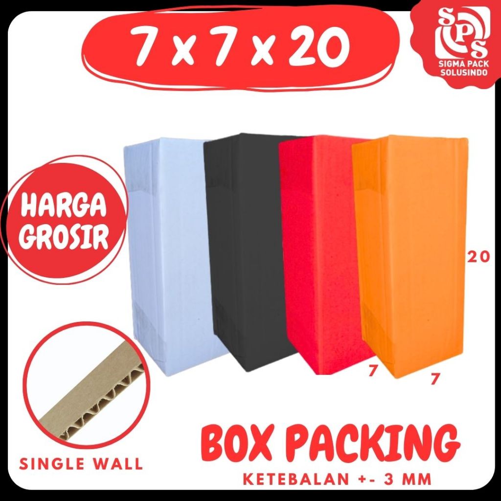 kardus Packing 7x7x20 / Kardus 7x7x20 Karton Kotak dus 7x7x20 / box 7x7x20